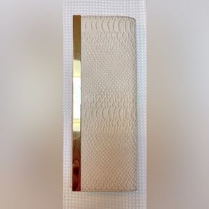 Women’s Aldo Beige Crocodile Print Long Clutch Purse